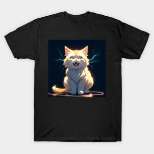 Cute Electric Cat T-Shirt